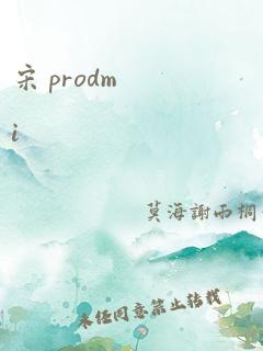 宋 prodmi