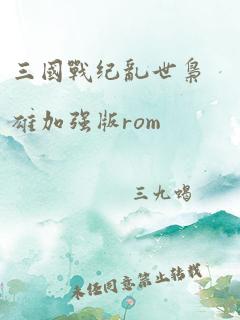 三国战纪乱世枭雄加强版rom