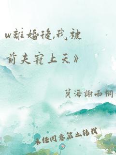 w离婚后,我被前夫宠上天》