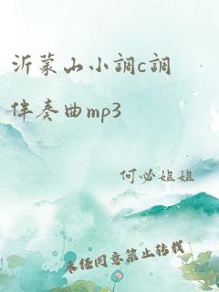 沂蒙山小调c调伴奏曲mp3