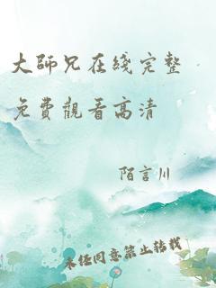 大师兄在线完整免费观看高清