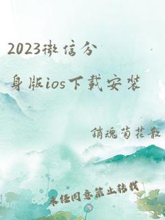 2023微信分身版ios下载安装