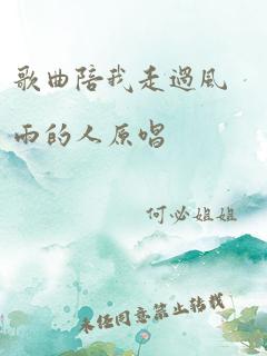 歌曲陪我走过风雨的人原唱