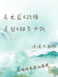 天之蓝42℃绵柔型480多少钱