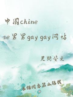 中国chinese男男gay gay网站