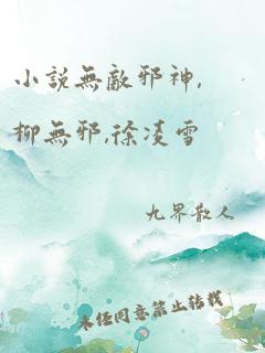 小说无敌邪神,柳无邪,徐凌雪