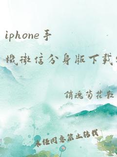 iphone手机微信分身版下载安装