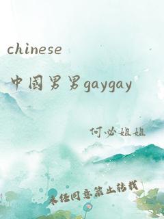 chinese中国男男gaygay