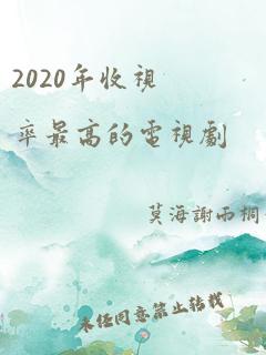 2020年收视率最高的电视剧