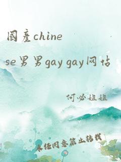 国产chinese男男gay gay网站