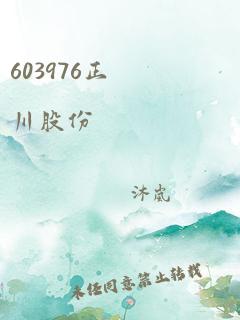 603976正川股份