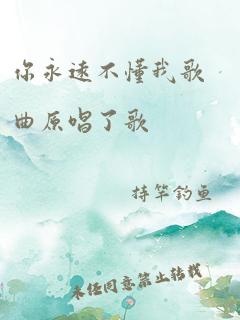 你永远不懂我歌曲原唱了歌