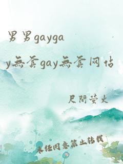 男男gaygay无套gay无套网站