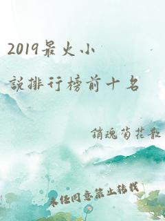 2019最火小说排行榜前十名