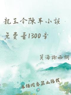 龙王令陈平小说免费看1300章