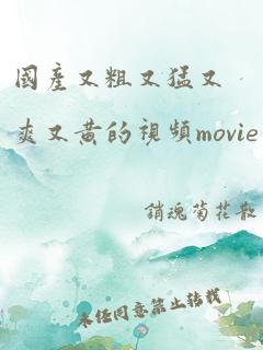 国产又粗又猛又爽又黄的视频movie