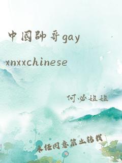 中国帅哥gayxnxxchinese