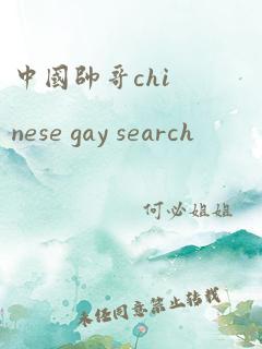 中国帅哥chinese gay search