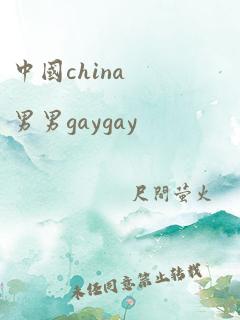 中国china男男gaygay