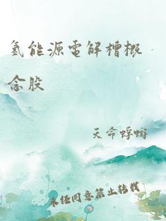 氢能源电解槽概念股