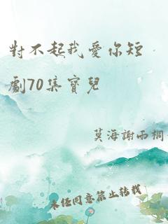 对不起我爱你短剧70集宝儿