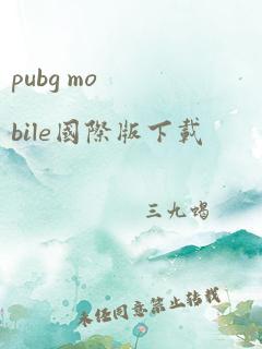 pubg mobile国际版下载