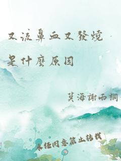 又流鼻血又发烧是什么原因