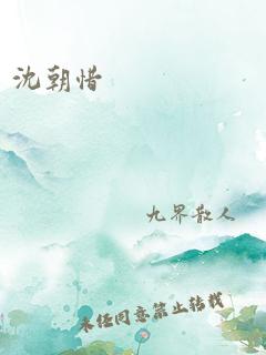 沈朝惜