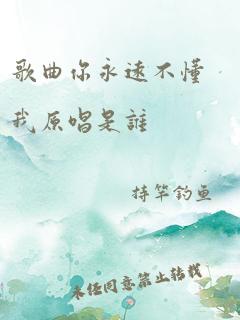 歌曲你永远不懂我原唱是谁