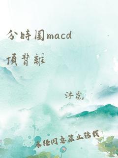 分时图macd顶背离