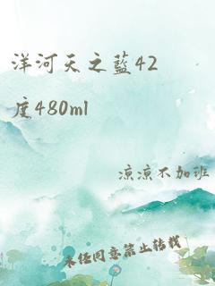 洋河天之蓝42度480ml