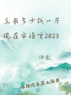 玉米多少钱一斤现在市场价2023