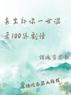 来生许你一世温柔100集剧情