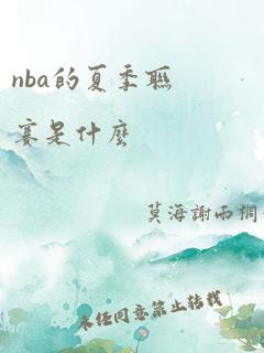 nba的夏季联赛是什么