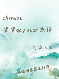 chinese男男gay euck激情