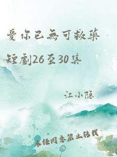 爱你已无可救药短剧26至30集