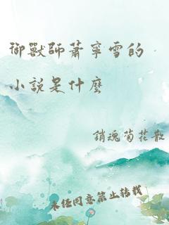 御兽师萧宁雪的小说是什么