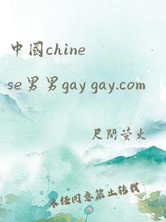 中国chinese男男gay gay.com