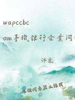 wapccbcom手机银行企业网银