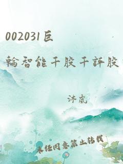 002031巨轮智能千股千评股票诊断