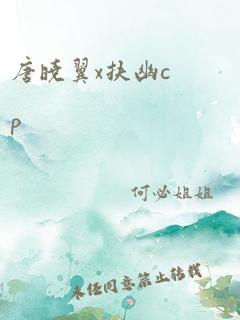 唐晓翼x扶幽cp