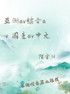 亚洲av综合aⅴ国产av中文