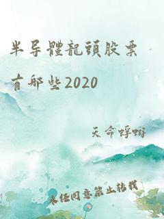 半导体龙头股票有哪些2020