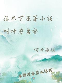 落不下原著小说叫什么名字