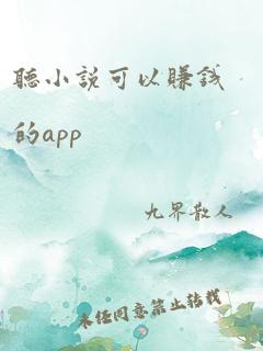 听小说可以赚钱的app