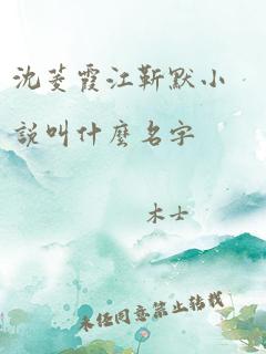 沈菱霞江靳默小说叫什么名字