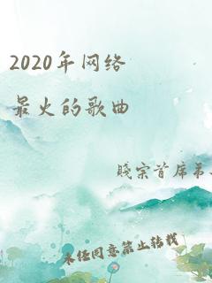 2020年网络最火的歌曲