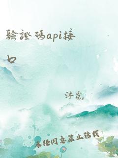 验证码api接口