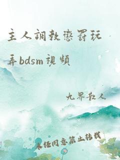 主人调教惩罚玩弄bdsm视频