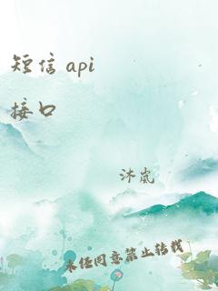 短信 api 接口